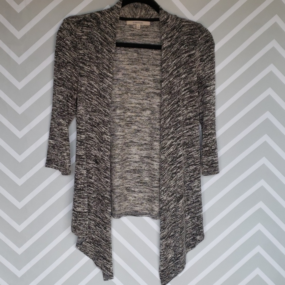 41 Hawthorn Black & Cream Swing Cardigan